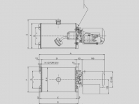 Elektrische pomp 24V,Hydraulisch met stalen tank