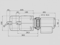 Elektrische pomp 12V,Hydraulisch met kunststof tank