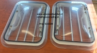 Uitzetraam met helder glas 2 stuks