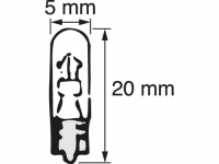 Gloeilamp Steek 12V/1,2W