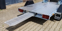 Motor trailer voor 2  motoren  op maat gemaakt