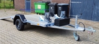 Motor trailer voor 2  motoren  op maat gemaakt