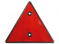 Driehoeks reflector rood