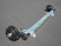 BPW as  1350 kg geremd pad 1400